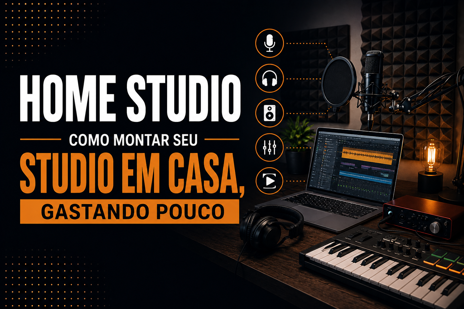 Home Studio - Como montar seu studio em casa, gastando pouco